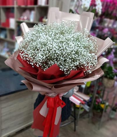 Букет цветов из: Гипсофила в Сосновке