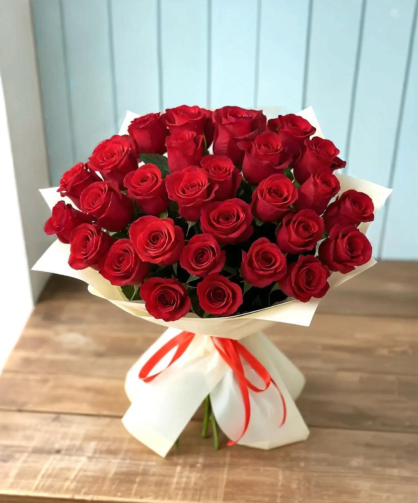 Букет 29 Красных роз в Сосновке