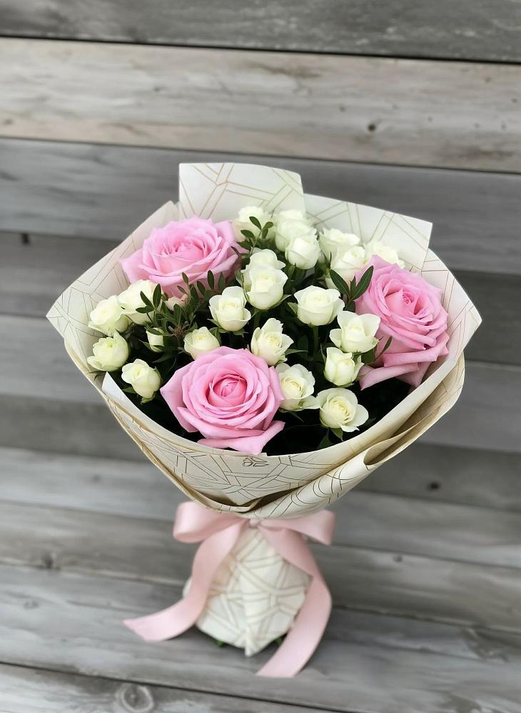Букет цветов из: Розы в Сосновке