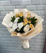 Букет цветов из:  Розы и Хризантемы в Сосновке