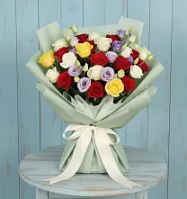 Букет цветов из:  Розы в Сосновке