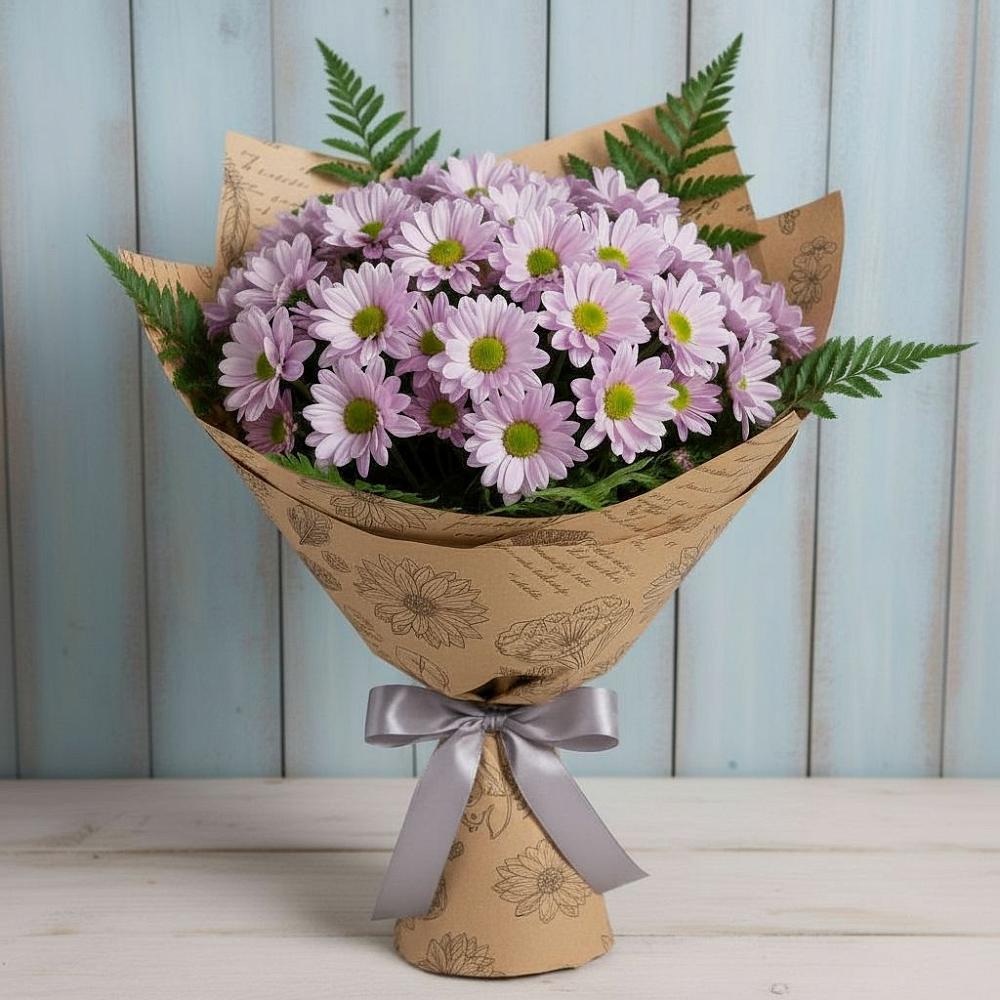 Букет цветов из: Хризантемы в Сосновке
