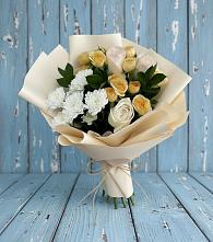 Букет цветов из:  Розы и Хризантемы в Сосновке