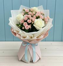 Букет цветов из:  Розы в Сосновке
