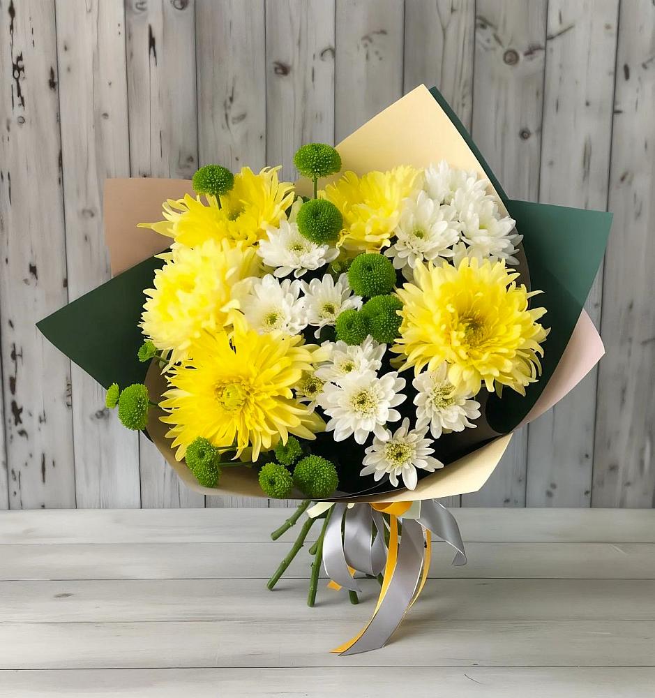 Букет цветов из: Хризантемы в Сосновке
