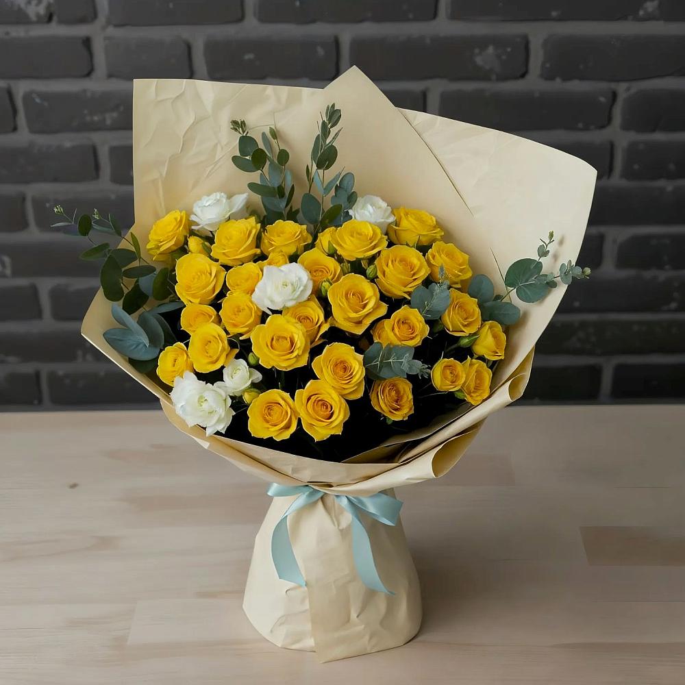 Букет цветов из: Розы в Сосновке