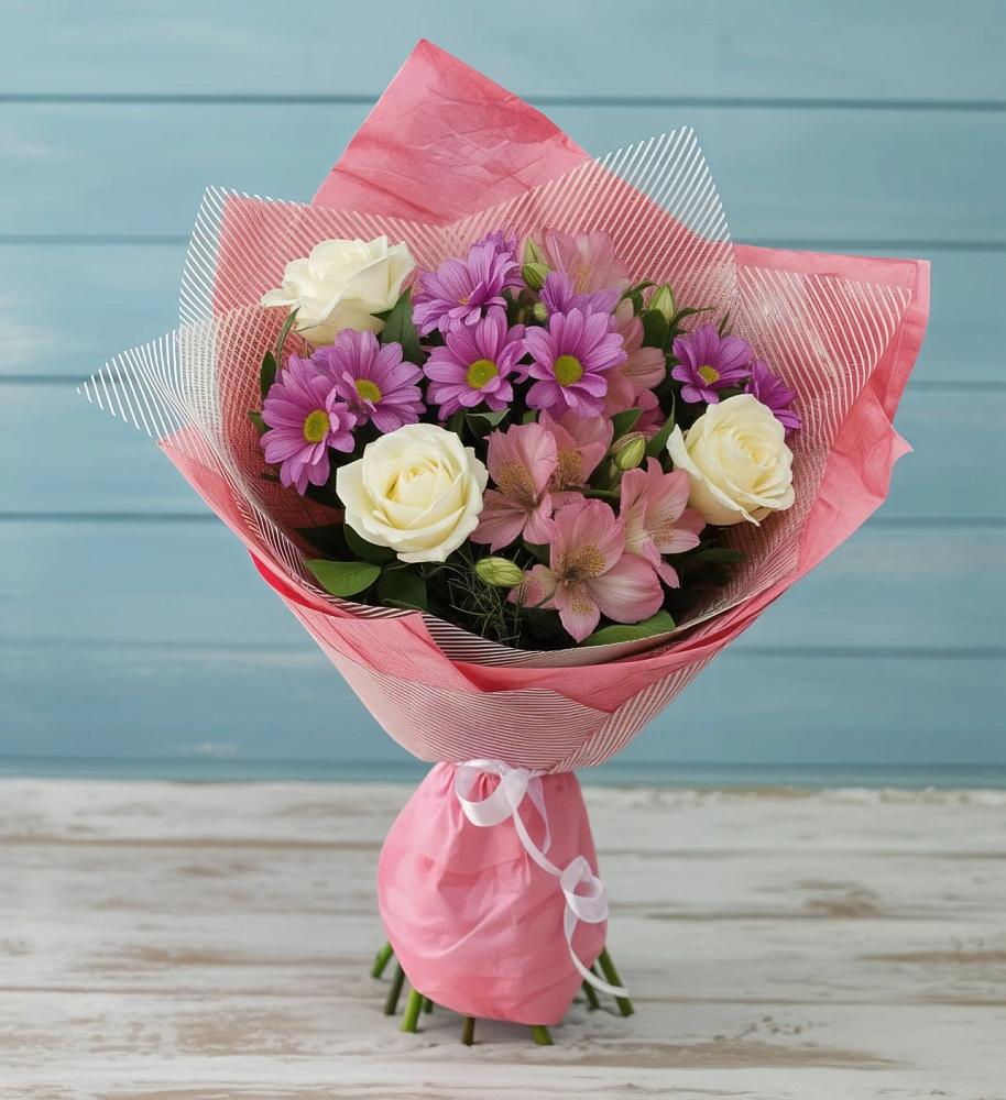 Букет цветов из: Герберы в Сосновке