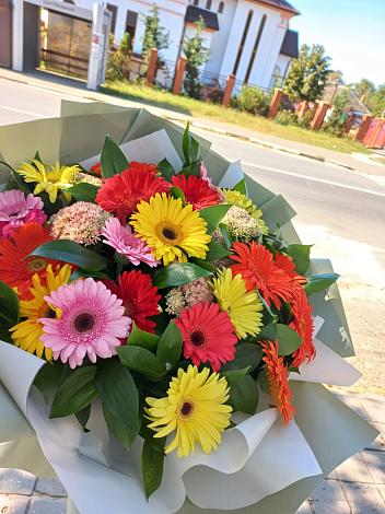 Букет цветов из: Герберы в Сосновке